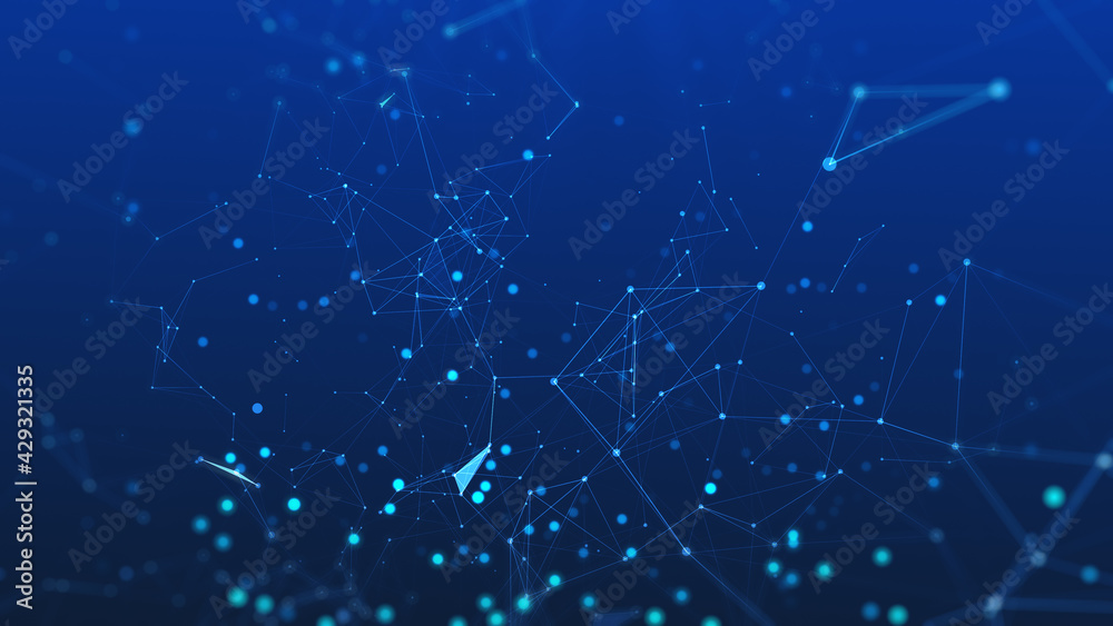 Fototapeta premium World Technology Connection Business Background.