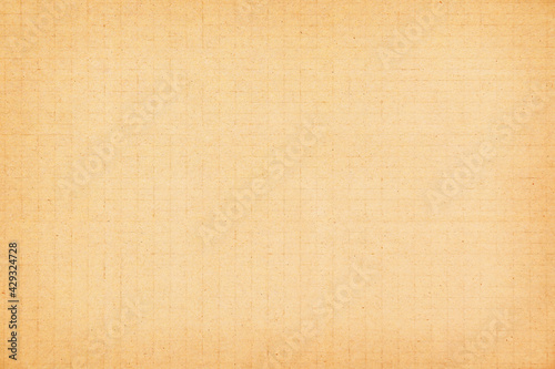 Brown Corrugated or cardboard abstract texture background.