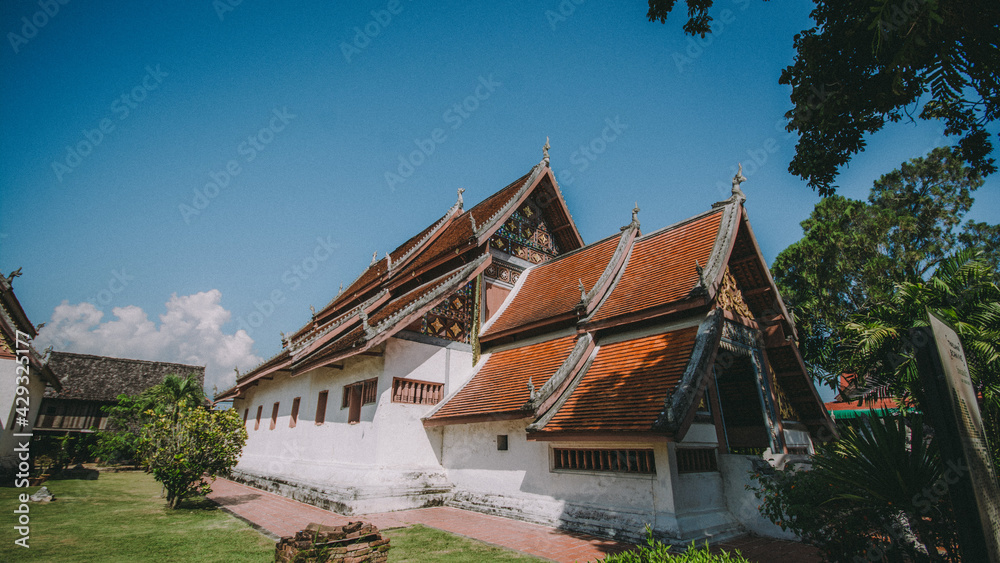 Beautiful temple in thailand.
