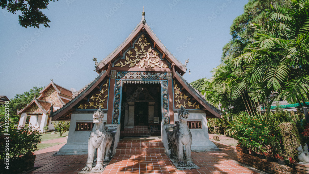 Beautiful temple in thailand.
