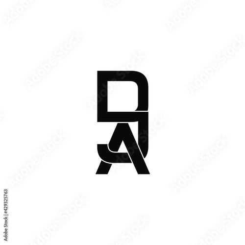 dja letter original monogram logo design