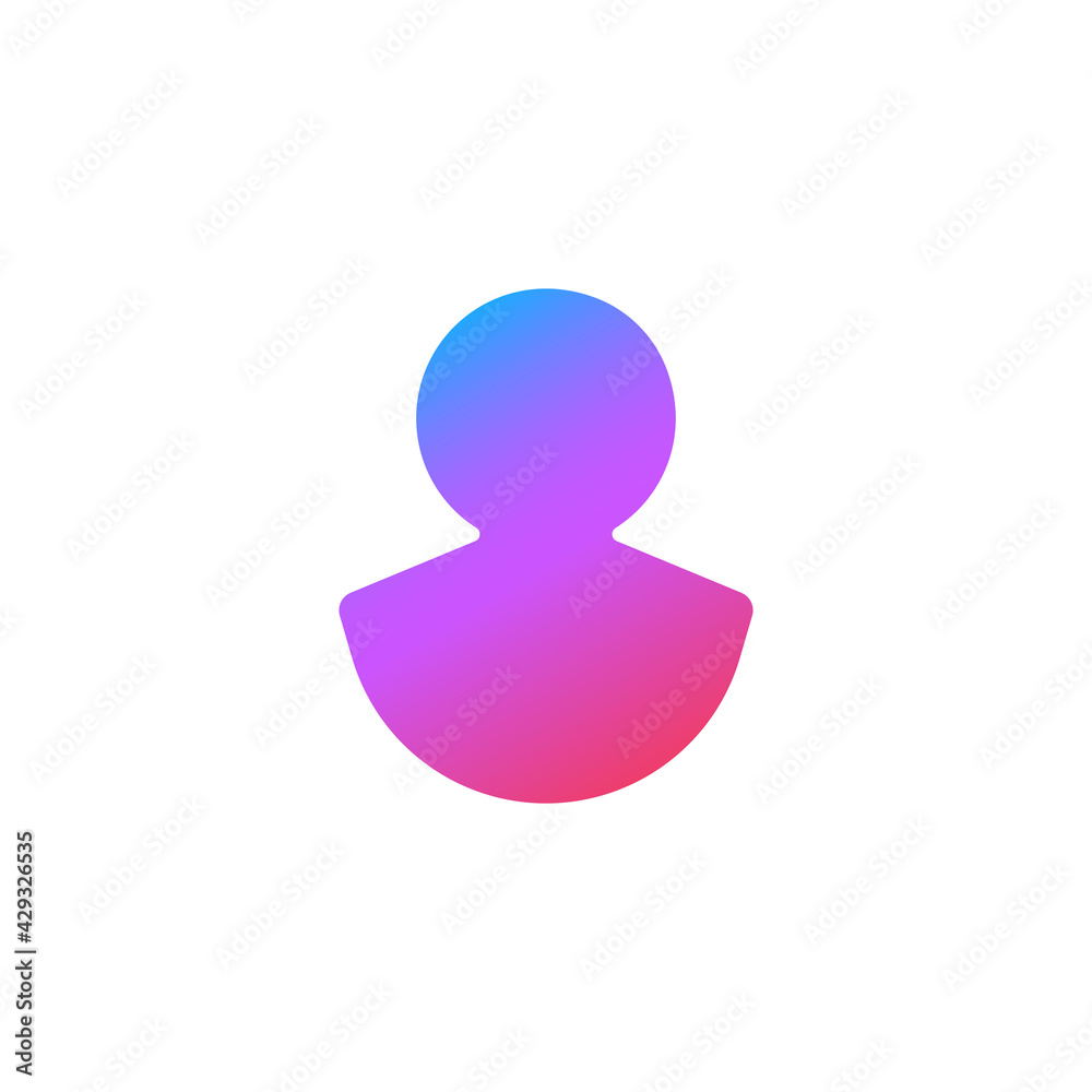 User Icon in trendy flat style isolated on grey background. User silhouette symbol for your web site design, logo, app, UI. Vector illustration, EPS10. User Icon in trendy flat style isolated on grey background. User silhouette symbol for your web site design, logo, app, UI. Vector illustration, EPS10.