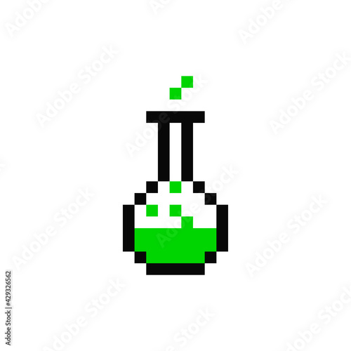 Wallpaper Mural Distillation Flask. Vector Filled Line Icon Pixel Perfect.
Colorful Medical Health Icon for Website Mobile App Presentation. 8 bit Torontodigital.ca