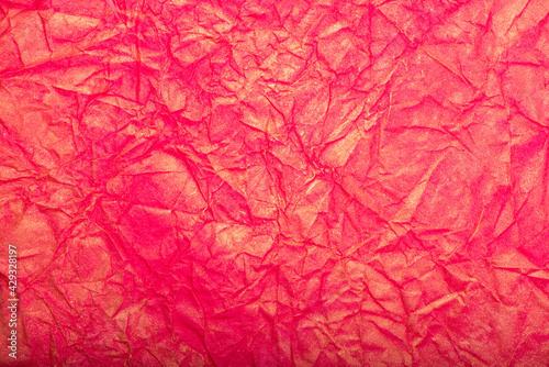 Wallpaper Mural Pink crumpled paper texture or background. Torontodigital.ca