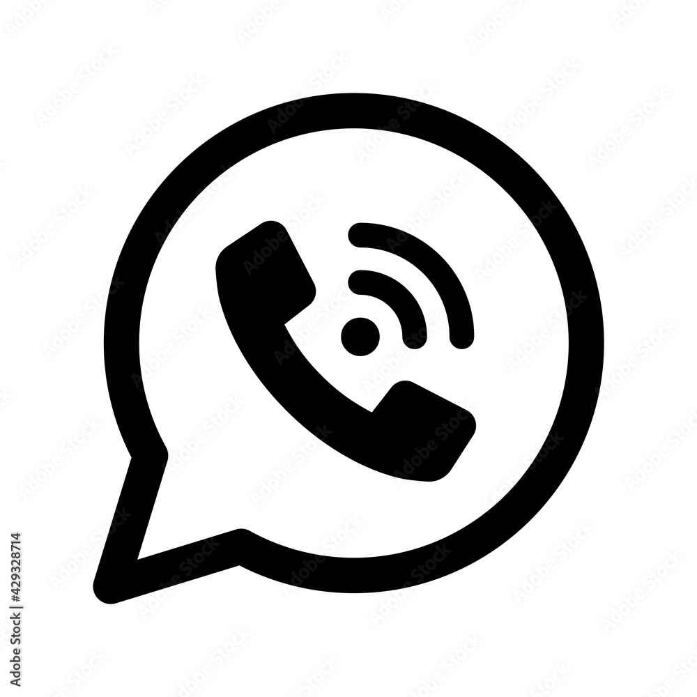 Call from a mobile phone icon vector. Call from a mobile phone icon vector.