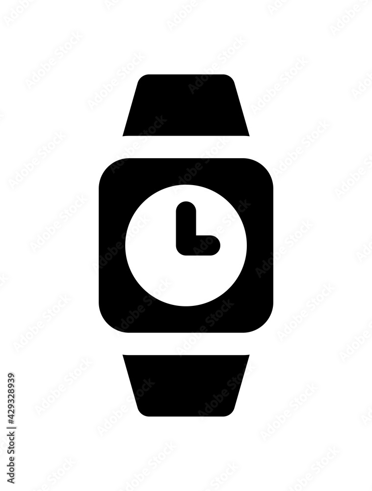 Smartwatch is a hightech wristwatch which could count time icon vector. Smartwatch is a hightech wristwatch which could count time icon vector.