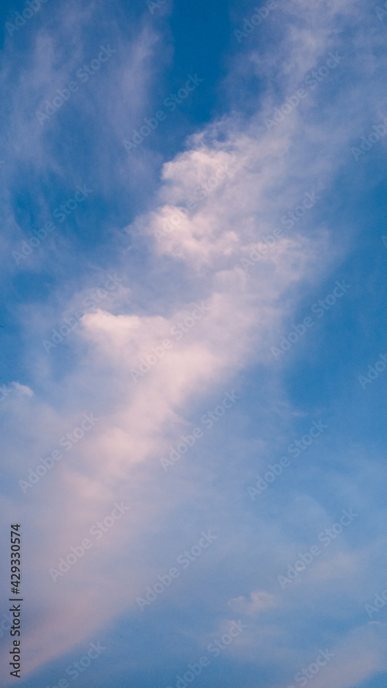 Obraz premium blue sky with clouds