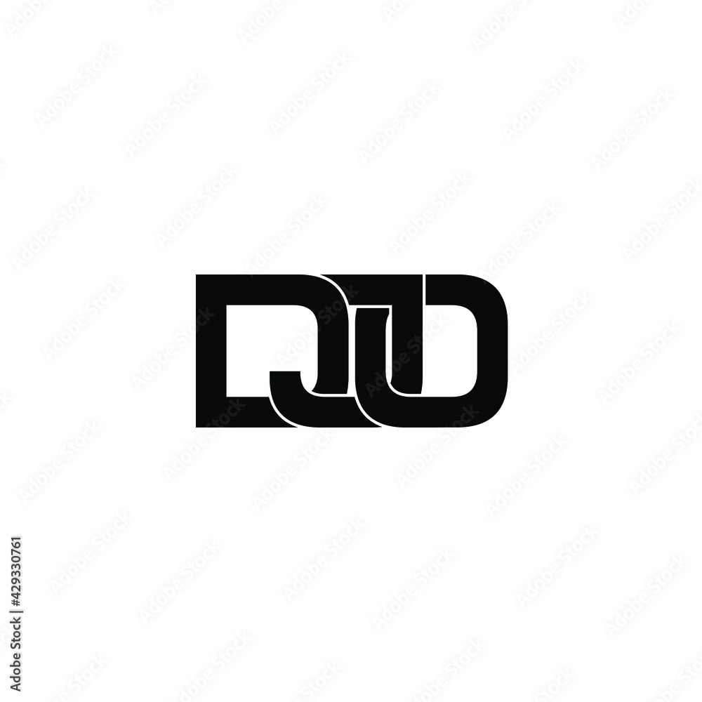 djo letter original monogram logo design djo letter original monogram logo design