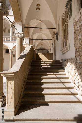 stairway to the church