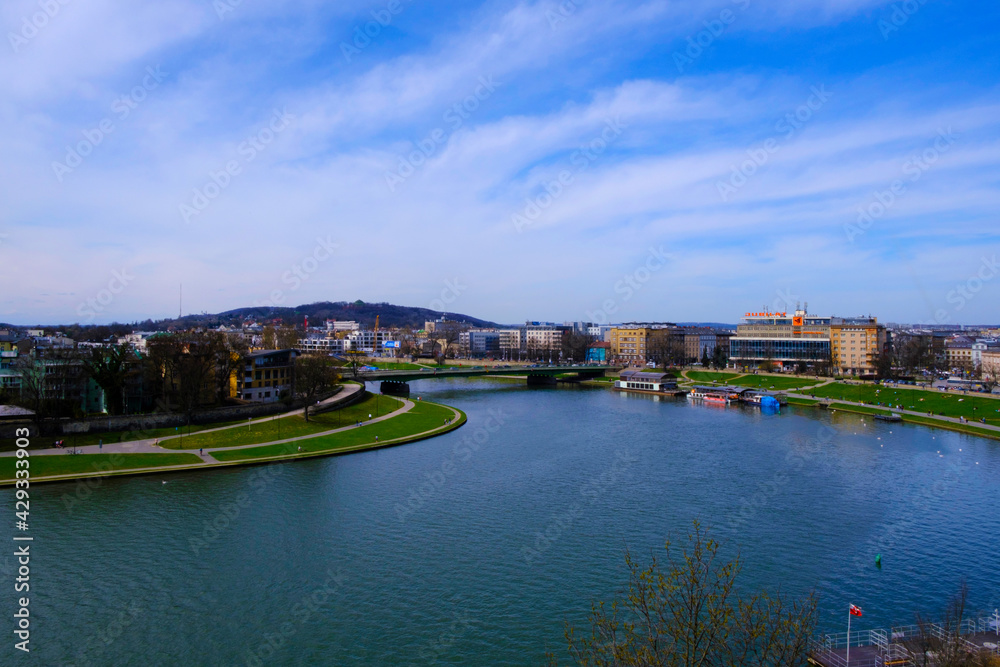 Fototapeta premium view of the river 