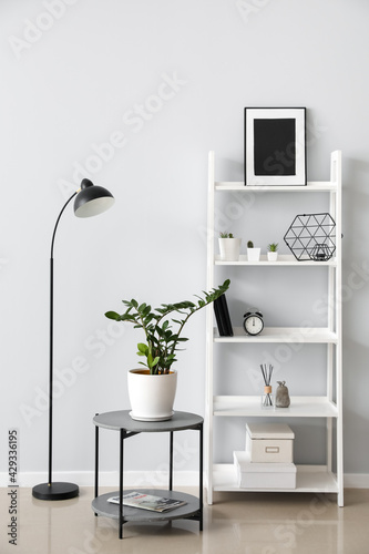 Interior of modern room wit...