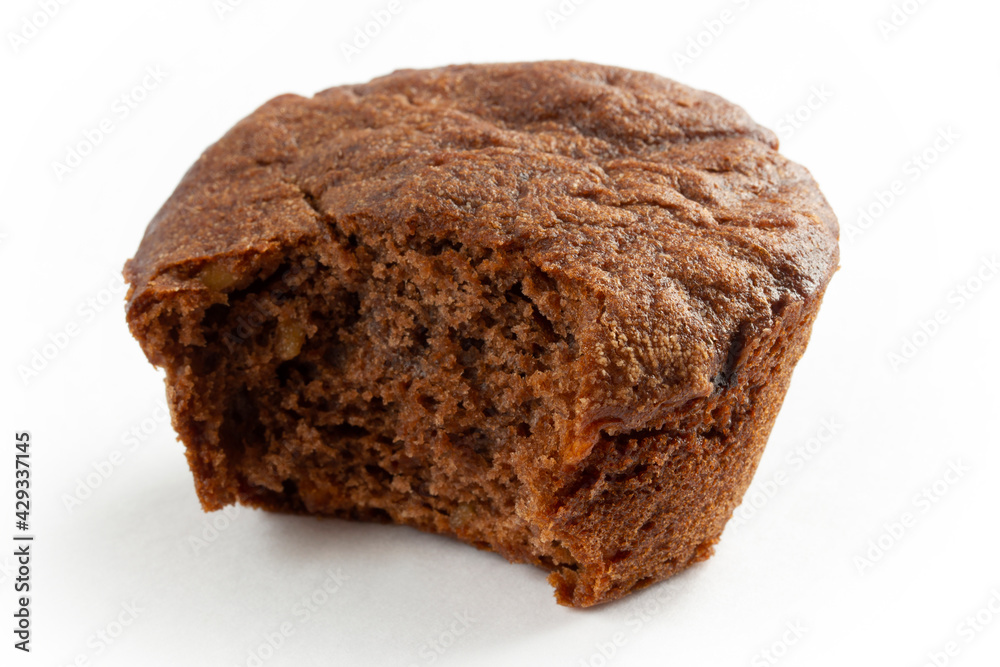 Cocoa cake on a white background. Cocoa cake on a white background.