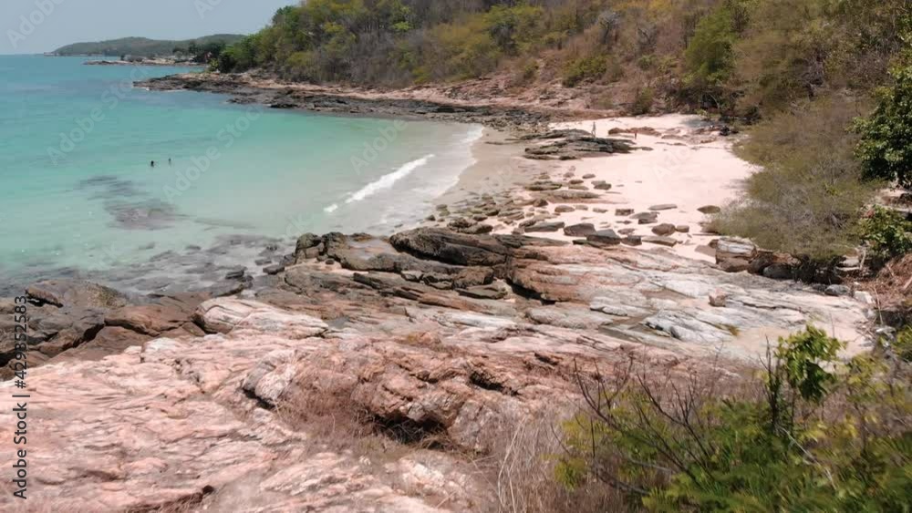 drone shot in a beautiful beach in Thailand drone shot in a beautiful beach in Thailand