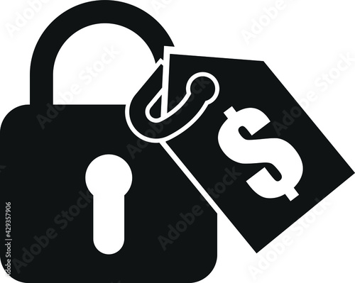 Fixed price icon, Fixed income icon with dollar sign