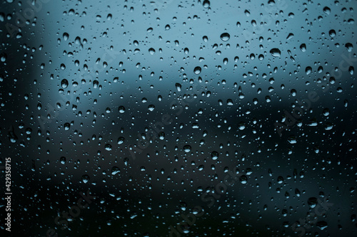 rain drops on window. Background. Photo. Water. 