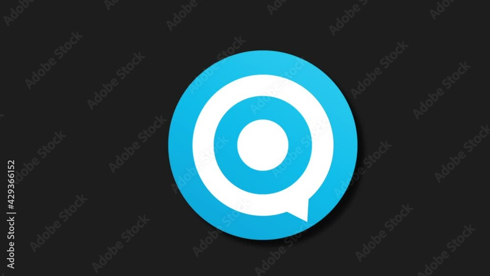 circle pointer business element isolated