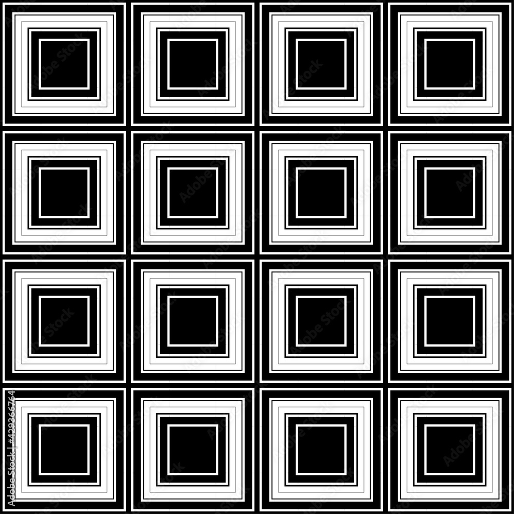 Mosaic with geometric shapes. Seamless pattern. Design with manual hatching. Textile. Ethnic boho ornament. Vector illustration for web design or print. Mosaic with geometric shapes. Seamless pattern. Design with manual hatching. Textile. Ethnic boho ornament. Vector illustration for web design or print.