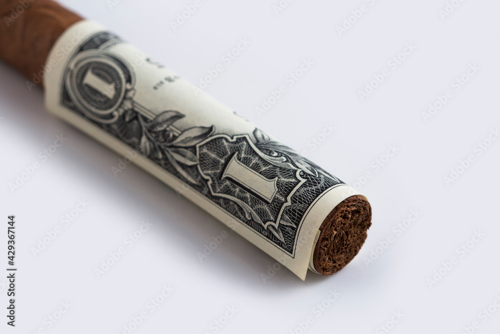Rolled Cash and Cuban cigar stock photoSmoking cost concept. Cigarettes in euros and Dollers background. 3d illustration stock photo Rolled Cash and Cuban cigar stock photoSmoking cost concept. Cigarettes in euros and Dollers background. 3d illustration stock photo