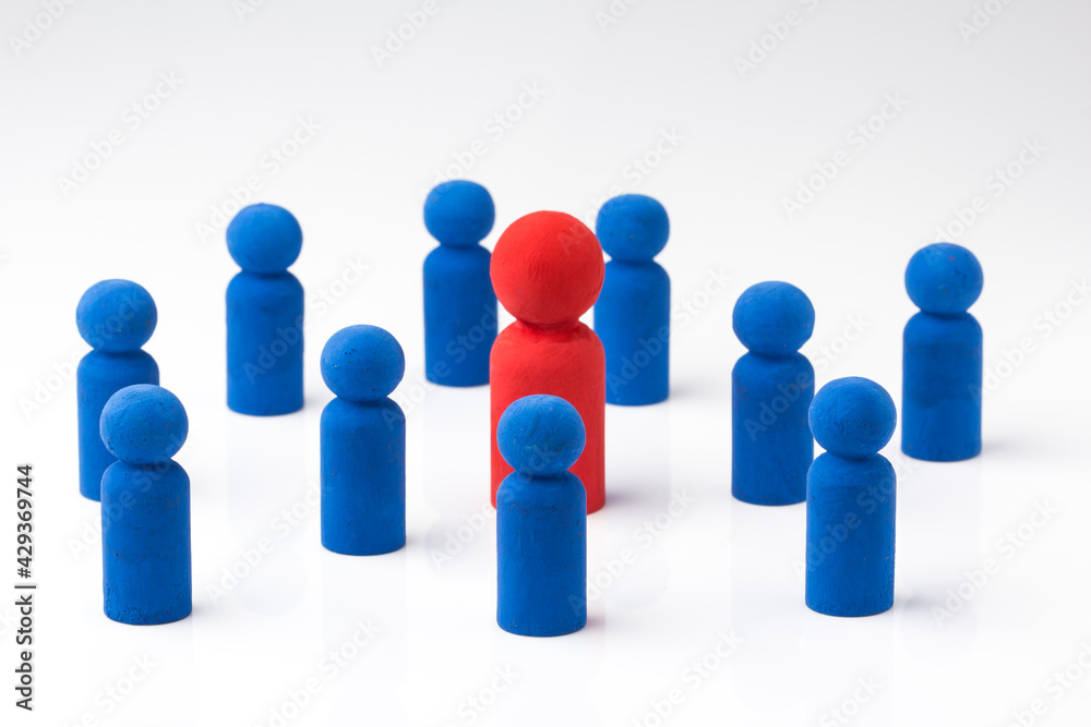 Wooden people on dark wood background showing social distancing during COVID-19 concept stock photo Wooden people on dark wood background showing social distancing during COVID-19 concept stock photo