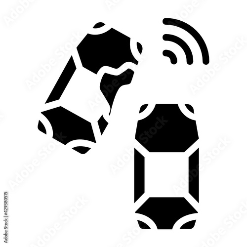 Self driving Car jamming and spoofing Concept, non-automated to automated problems Vector Icon Design, Autonomous driverless vehicle Symbol, Robo car Sign, Automated driving system stock illustration