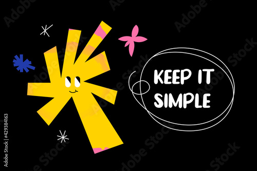 Keep It Simple Funny Quote