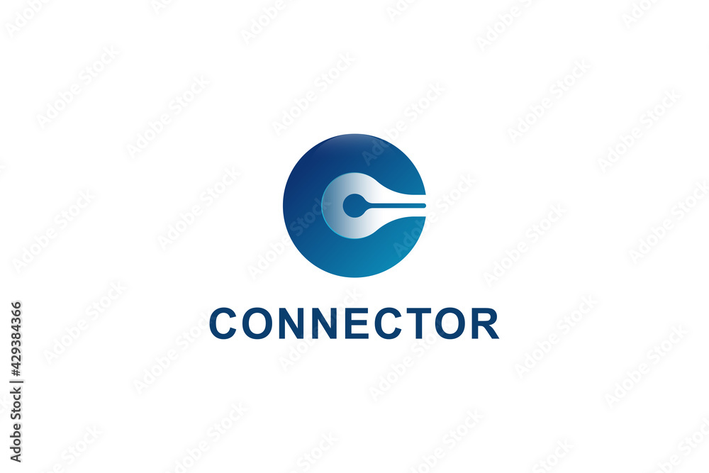 Letter c communication business logo design Letter c communication business logo design