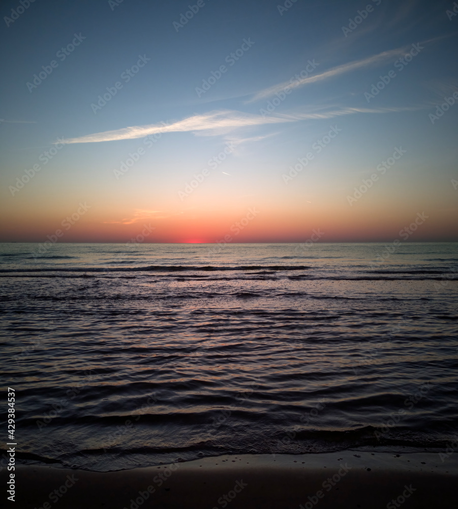 Obraz premium Sky,sunset over the sea.