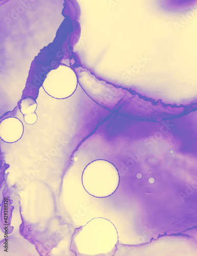 Wedding Card Design. Pink Pastel Flow Water. Contemporary Color Background. Creative Alcohol Ink Stains Marble. Wedding Invite Design. Yellow Pastel Fluid Liquid. Pink Wedding Invite Template.