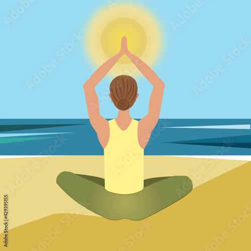 Yoga asana Lotos
