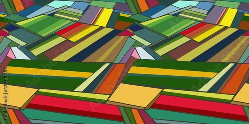 Abstract Pattern Vector Illustration Geometric Background Art
