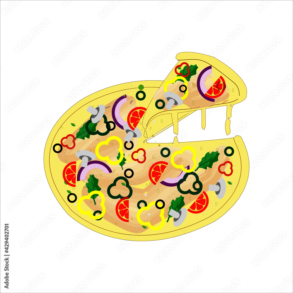 vegetarian
pizza