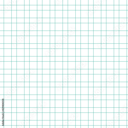 Grid paper. Abstract squared background with color graph. Geometric pattern for school, wallpaper, textures, notebook. Lined blank on transparent background