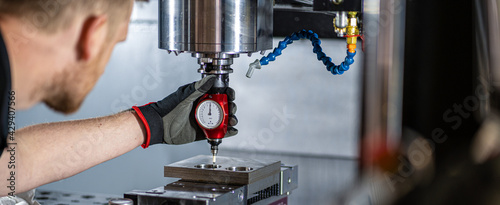 Measuring a feature that has been manufactured 