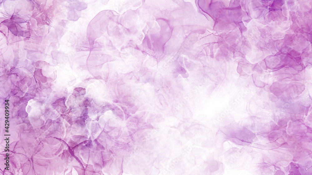 明るめの紫色のアルコールインクアートの背景素材