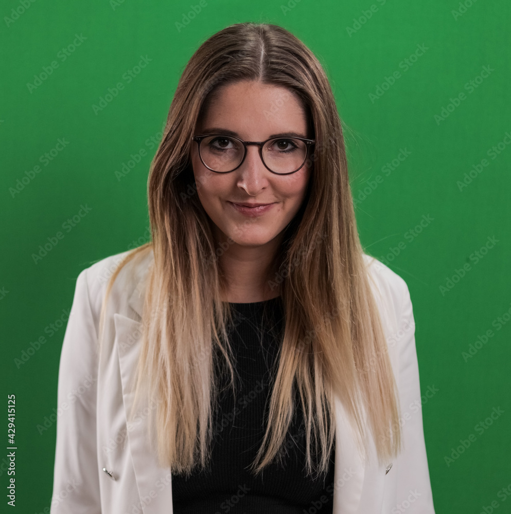 Portrait of a young pretty woman - studio photography Portrait of a young pretty woman - studio photography