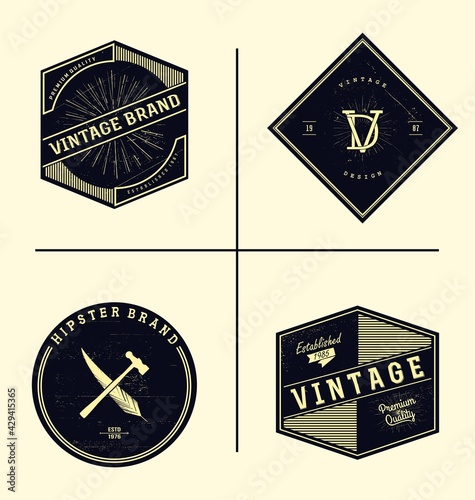 Vintage Brand Badges