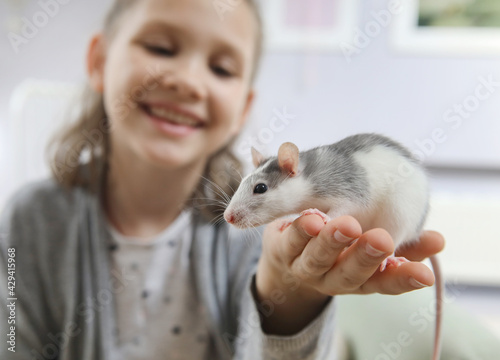 girls and rat