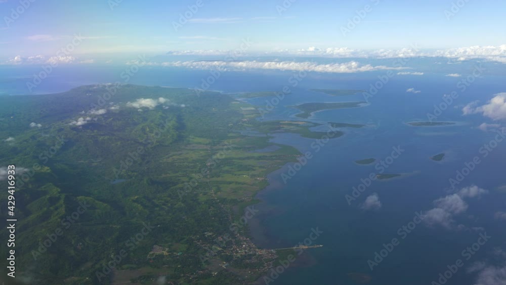 Bohol island Philippines aerial view Bohol island Philippines aerial view