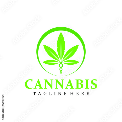 Cannabis Medical logo tamplate
