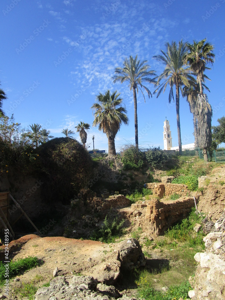 City ​​skyline in Israel