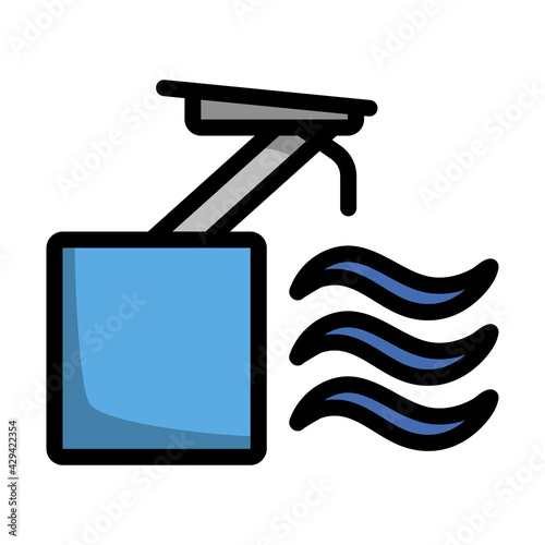 Icon Of Diving Stand