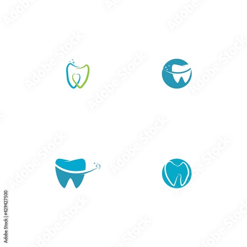 Dental logo Template vector illustration