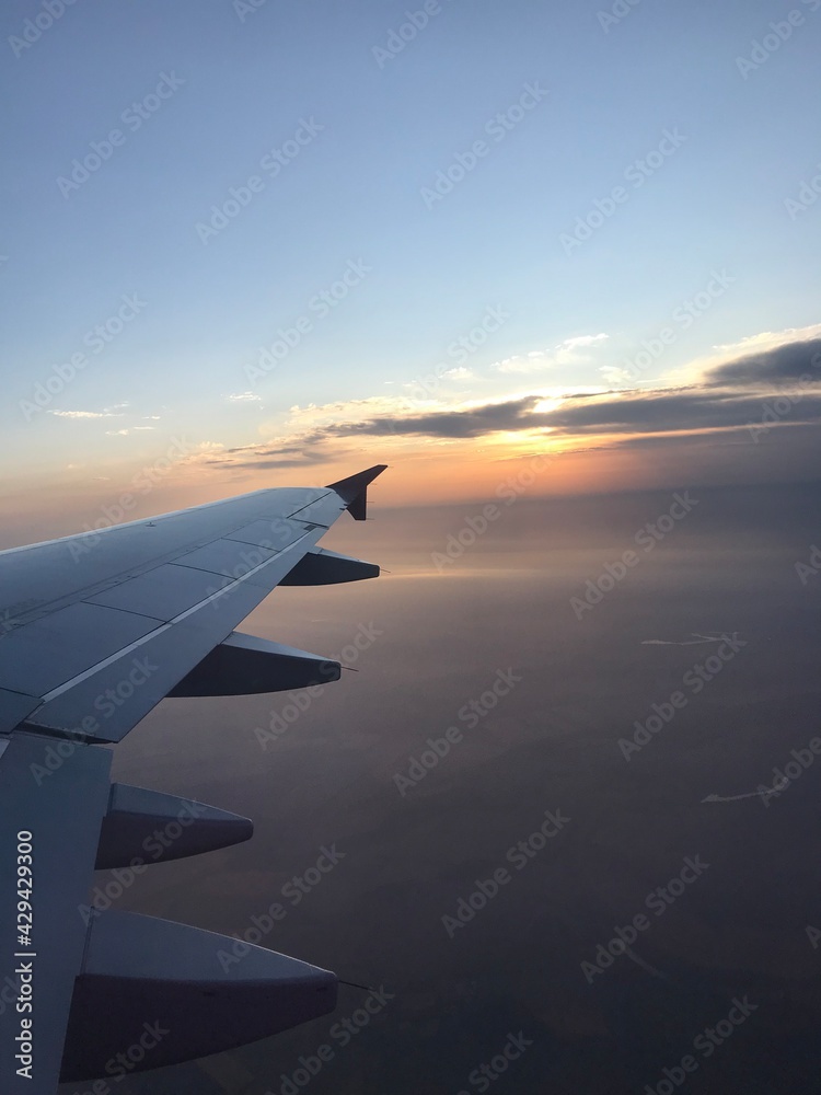 Obraz premium view from airplane window