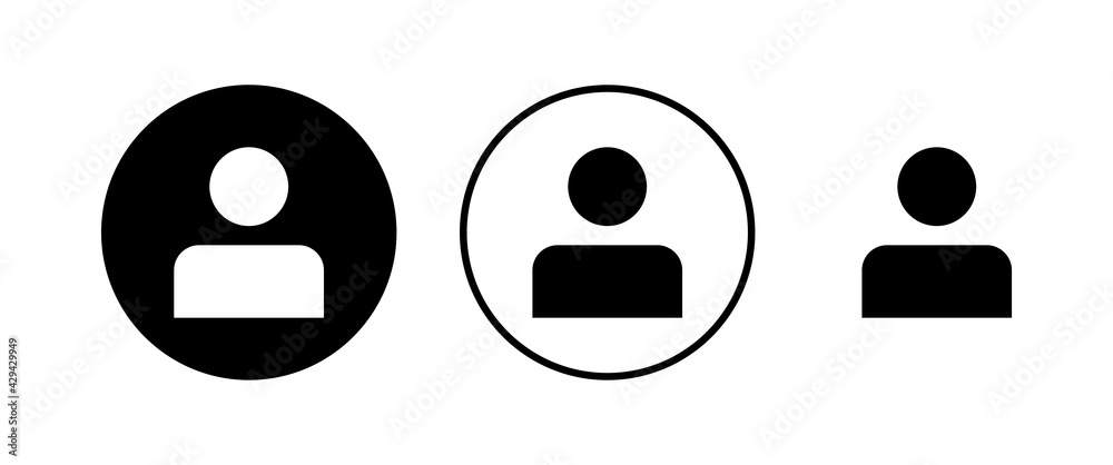 people icons set. person icon. User vector icon people icons set. person icon. User vector icon