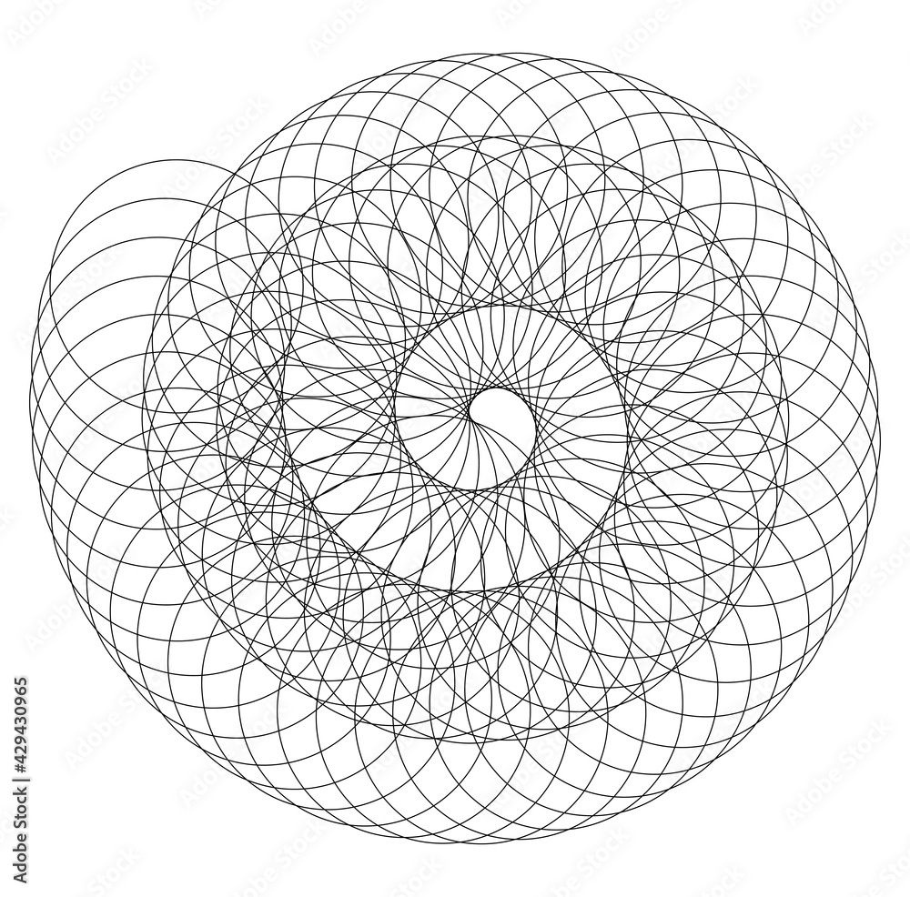 Abstract spiral rainbow design element on white background of twist lines. Vector Illustration eps 10 Golden ratio traditional proportions vector icon Fibonacci spiral. for elegant business card Abstract spiral rainbow design element on white background of twist lines. Vector Illustration eps 10 Golden ratio traditional proportions vector icon Fibonacci spiral. for elegant business card
