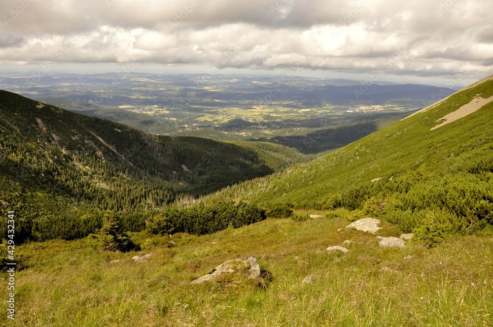 Fototapeta premium Górska panorama.