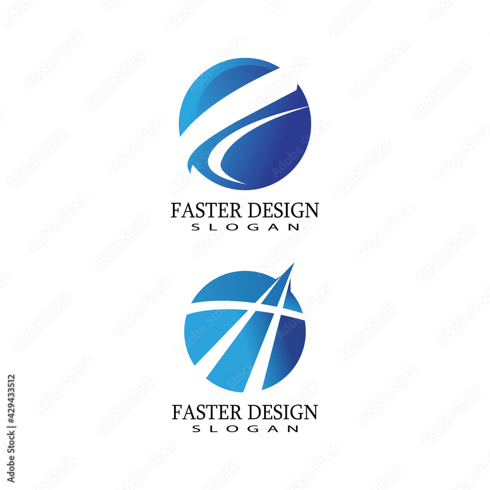 Faster  Logo Template vector symbol nature