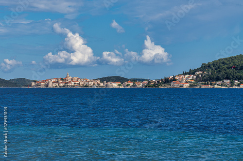 Fototapeta Naklejka Na Ścianę i Meble -  View of the Adriatic Sea at Viganj, Peljesac peninsula, Dalmatia, Croatia