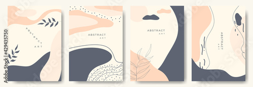 Modern abstract background.minimal trendy style. various shapes set up design templates good for background postcards poster wallpaper brochure invitation social media and other.vector illustration