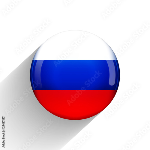 Glass light ball with flag of Russia. Round sphere, template icon. Russian national symbol. Glossy realistic ball, 3D abstract vector illustration highlighted on a white background. Big bubble Free Download Glass light ball with flag of Russia. Round sphere, template icon. Russian national symbol. Glossy realistic ball, 3D abstract vector illustration highlighted on a white background. Big bubble - GFXLoad